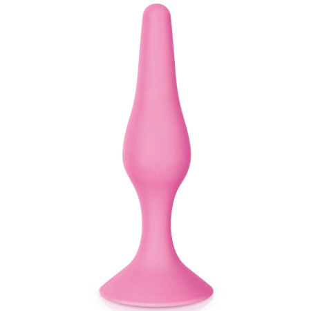 Plug anal ventouse rose taille L - CC5700893050