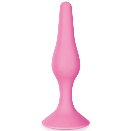 Plug anal ventouse rose taille L - CC5700893050