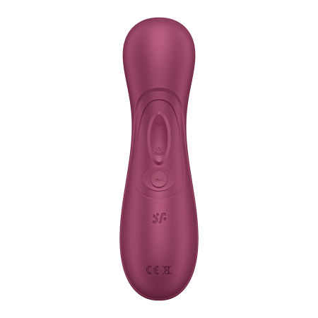 Stimulateur de clitoris 2 embouts avec techonologie Liquid Air Pro 2 Generation 3 rouge USB Satisfyer - CC597814