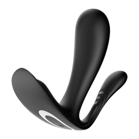 3 en 1 Vibromasseurs et stimulateur clitoridien noir connecté Top Secret  Satisfyer - CC597754