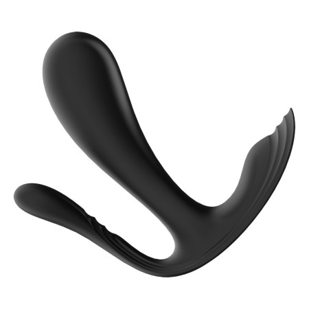 3 en 1 Vibromasseurs et stimulateur clitoridien noir connecté Top Secret  Satisfyer - CC597754