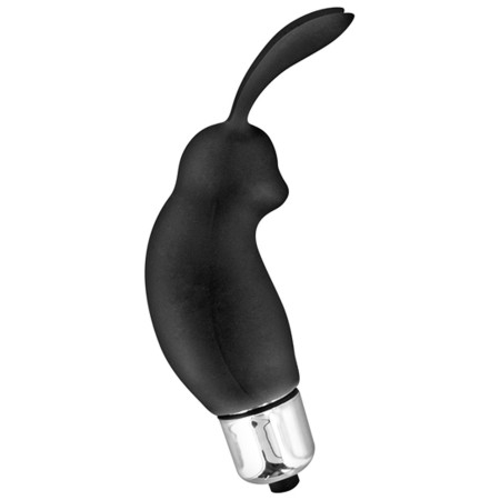 Stimulateur de clitoris vibrant noir rabbit - CC5730010010