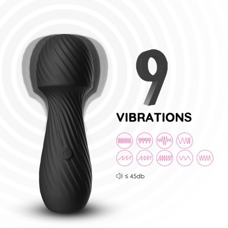 Vibromasseur Wand Massage Noir puissant – USK-W03BLK