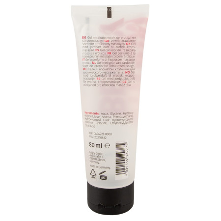 Lubrifiant à base d'eau arôme fraise, végétalien 80 ml - R626228