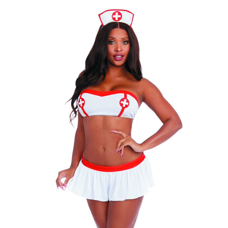 Costume infirmière sexy 4 pièces - DG12227COS