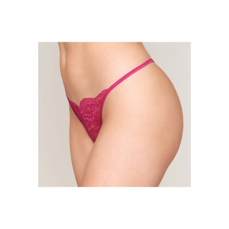 String ficelle rouge avec chaine strass - DG1497BEE